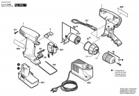 Bosch 0 603 937 665 Psr 96 Cordless Screw Driver 9.6 V / Eu Spare Parts